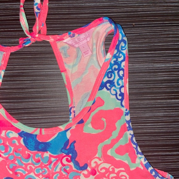 Lilly Pulitzer Jodryn midi dress I’m so jelly size large l pink - Picture 4 of 5